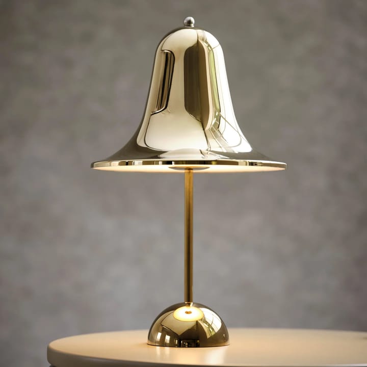 Pantop portable table lamp 30 cm - Shiny brass - Verpan