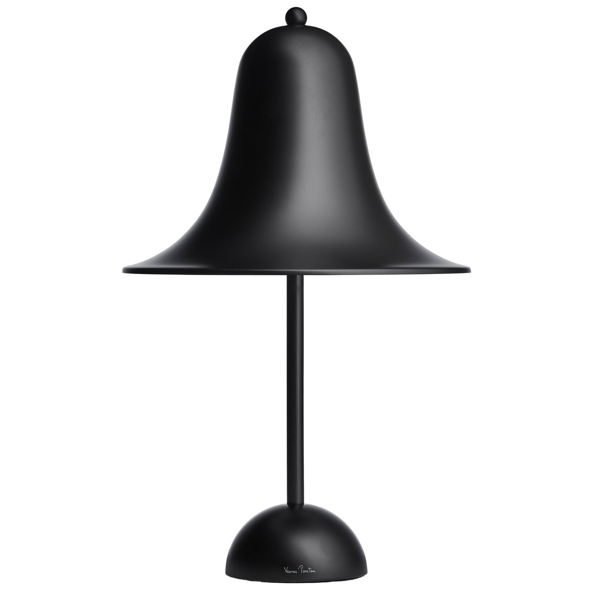 Verpan Pantop table lamp 23 cm Matte black | Scandinavian Design | Desk & table lamps | Black