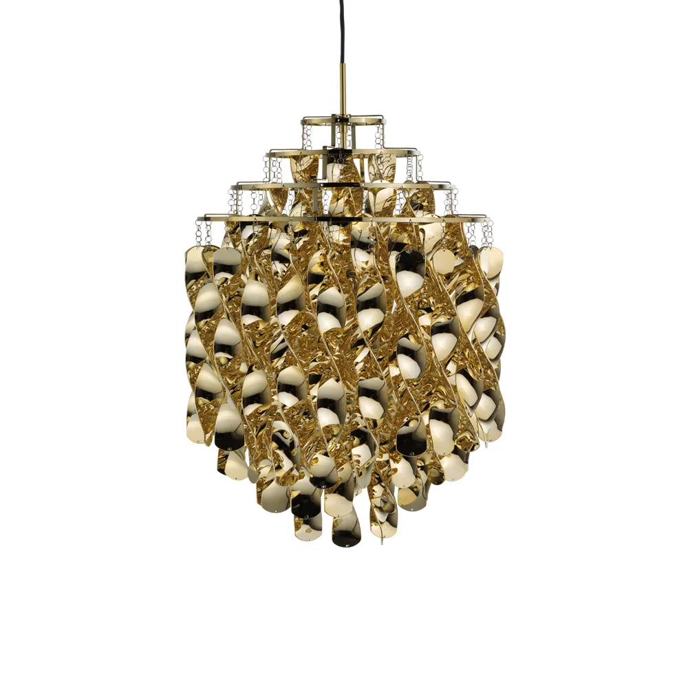 Spiral SP01 pendant lamp, Gold Verpan
