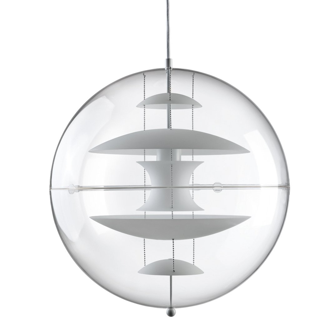 Verpan VP Globe Glass pendant lamp o50 cm | Scandinavian Design | Pendant lamps | Transparent