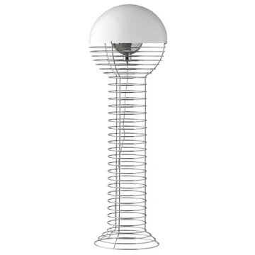 Wire floor lamp - white - Verpan