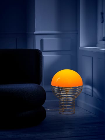 Wire table lamp Ø40 cm - Chrome-orange - Verpan