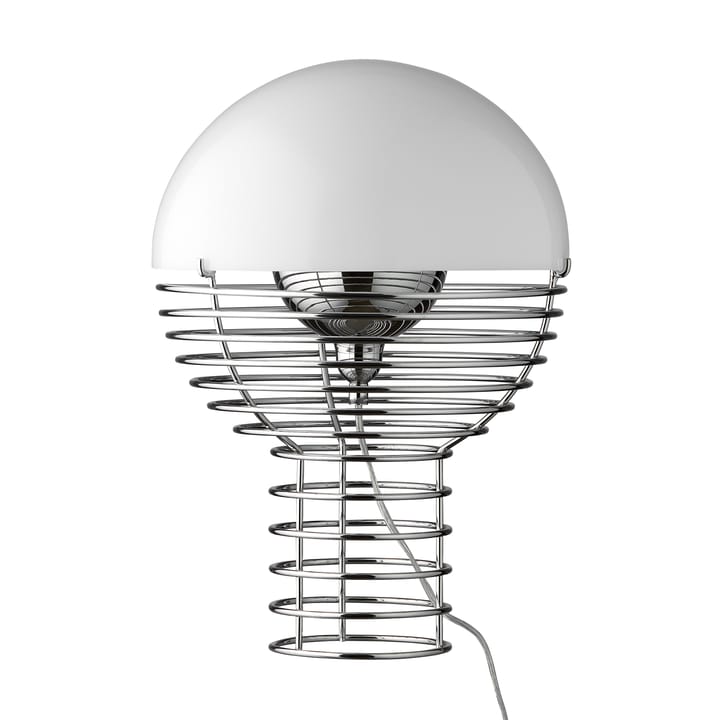 Wire table lamp Ø40 cm, white Verpan