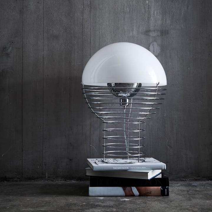 Wire table lamp Ø40 cm - white - Verpan