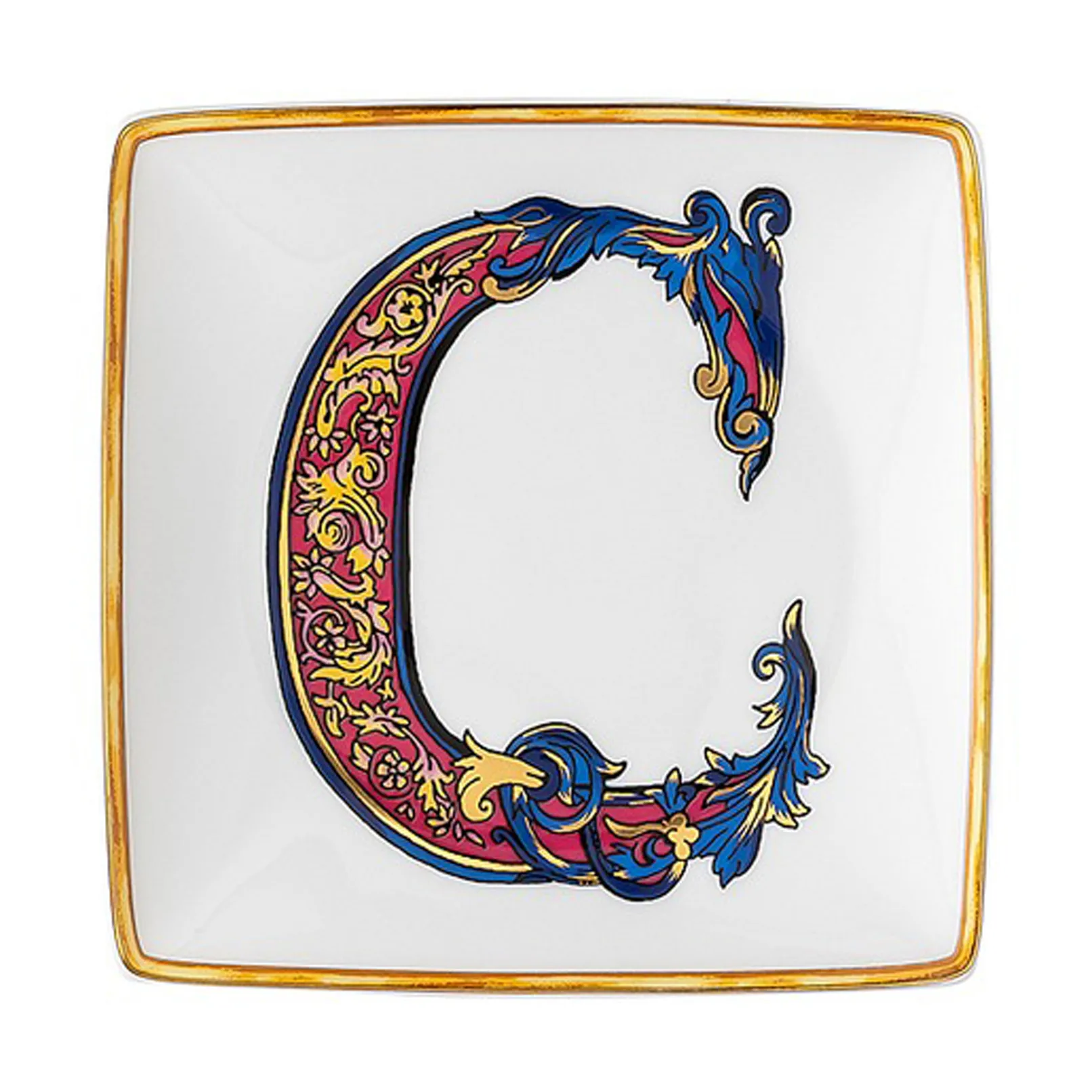 Versace Holiday Alphabet saucer 12 cm 7-pack, Versace Versace