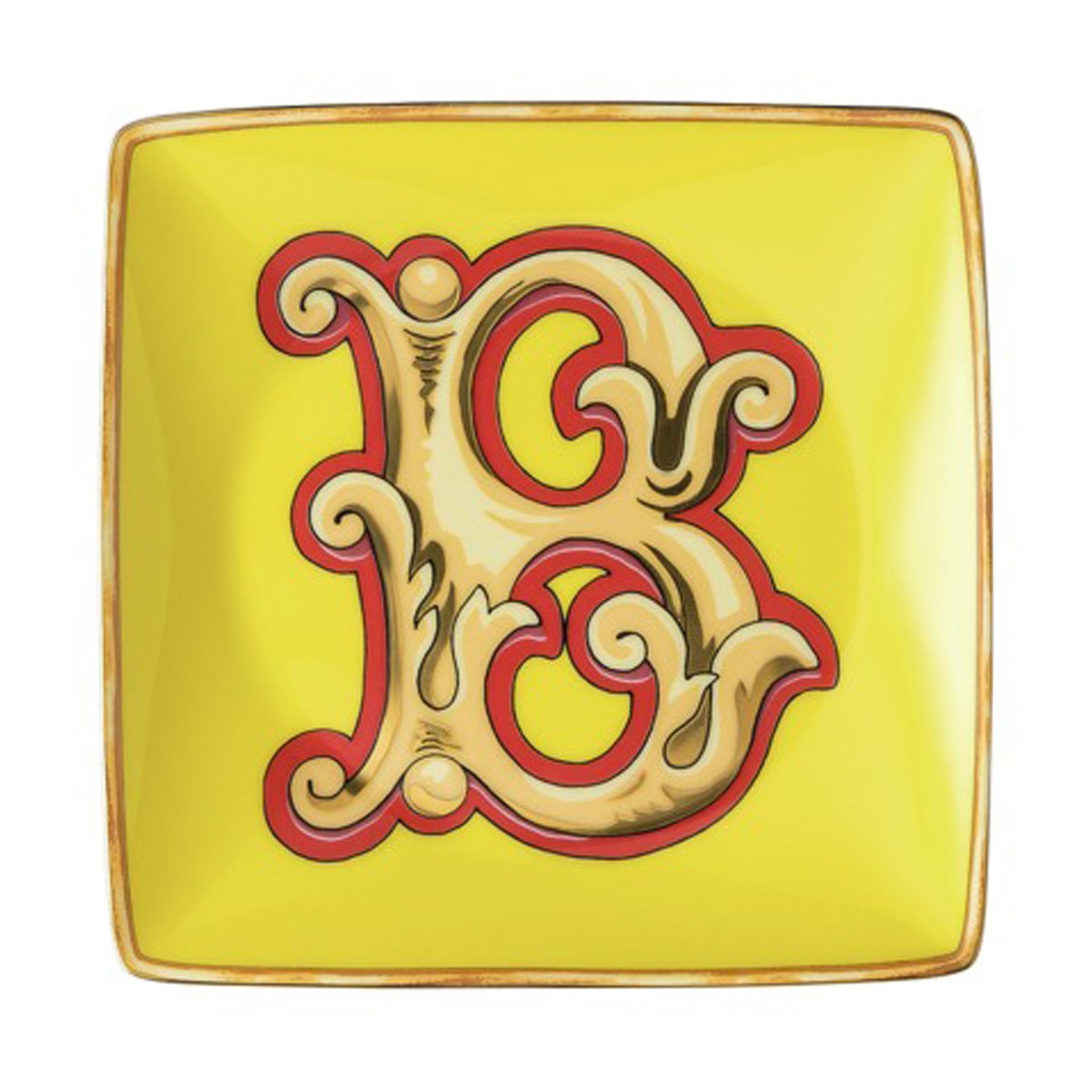 Versace Holiday Alphabet saucer 12 cm B | Scandinavian Design | Serving platters & dishes | Multi