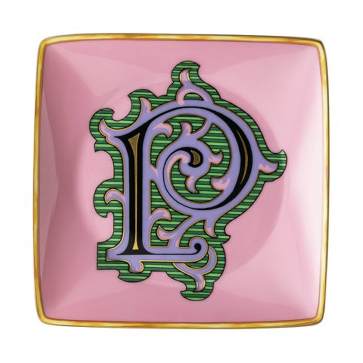 Versace Holiday Alphabet saucer 12 cm P | Scandinavian Design | Serving platters & dishes | Multi