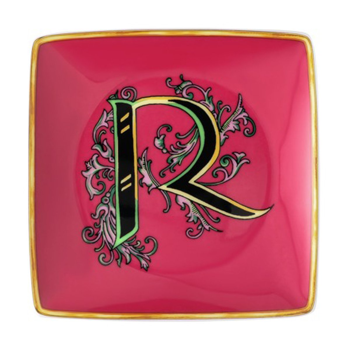 Versace Holiday Alphabet saucer 12 cm R | Scandinavian Design | Serving platters & dishes | Multi