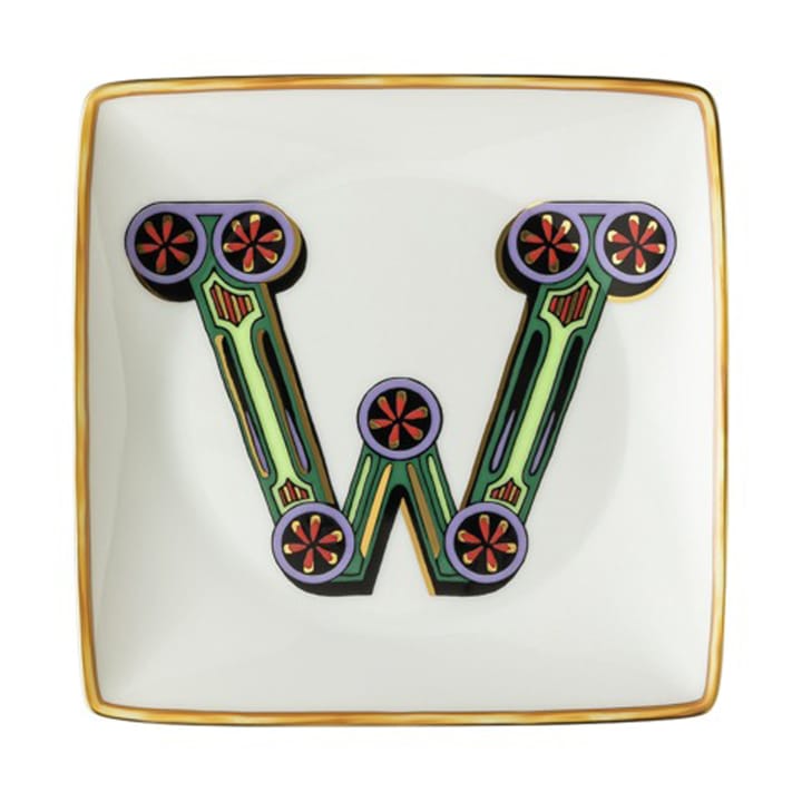 Versace Holiday Alphabet saucer 12 cm - W - Versace