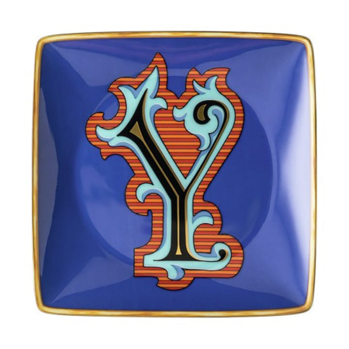 Versace Holiday Alphabet saucer 12 cm - Y - Versace