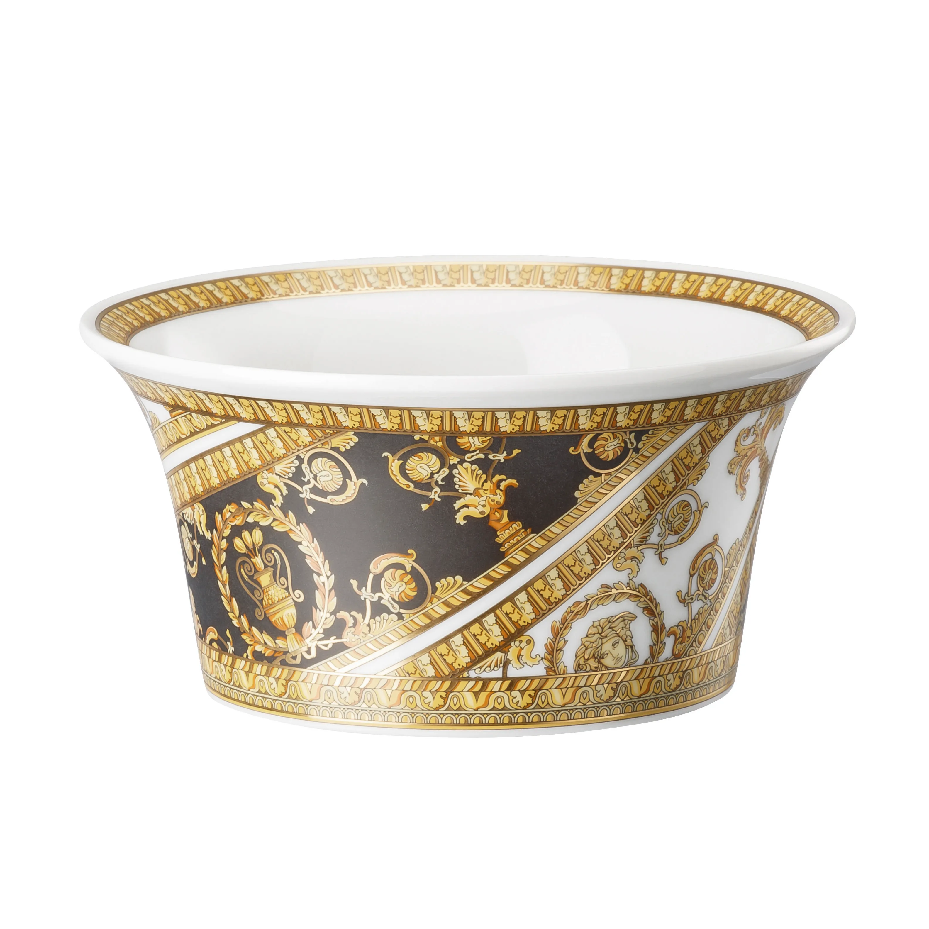 VERSACE メデューサ　クリスタル　フルーツボウル Crystal Medusa Travel Cup White | VERSACE US