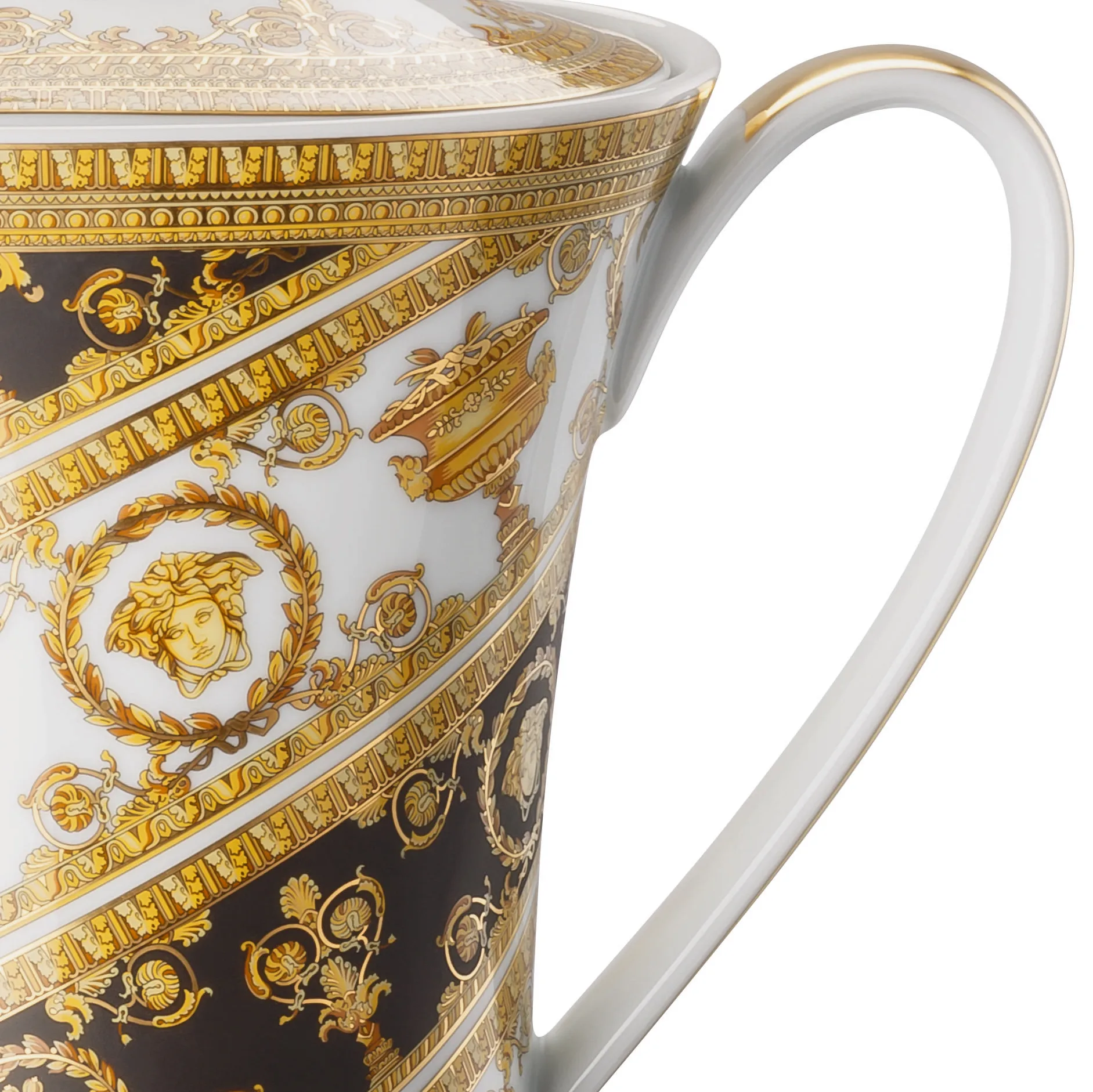 【1円～】 Rosenthal VERSACE メデューサ バロック 大皿 FF0899 ローゼンタール ヴェルサーチ プレート 飾り皿 美品 Versace Rosenthal - I love Baroque - Plate Placeholder 33 cm - Retailer