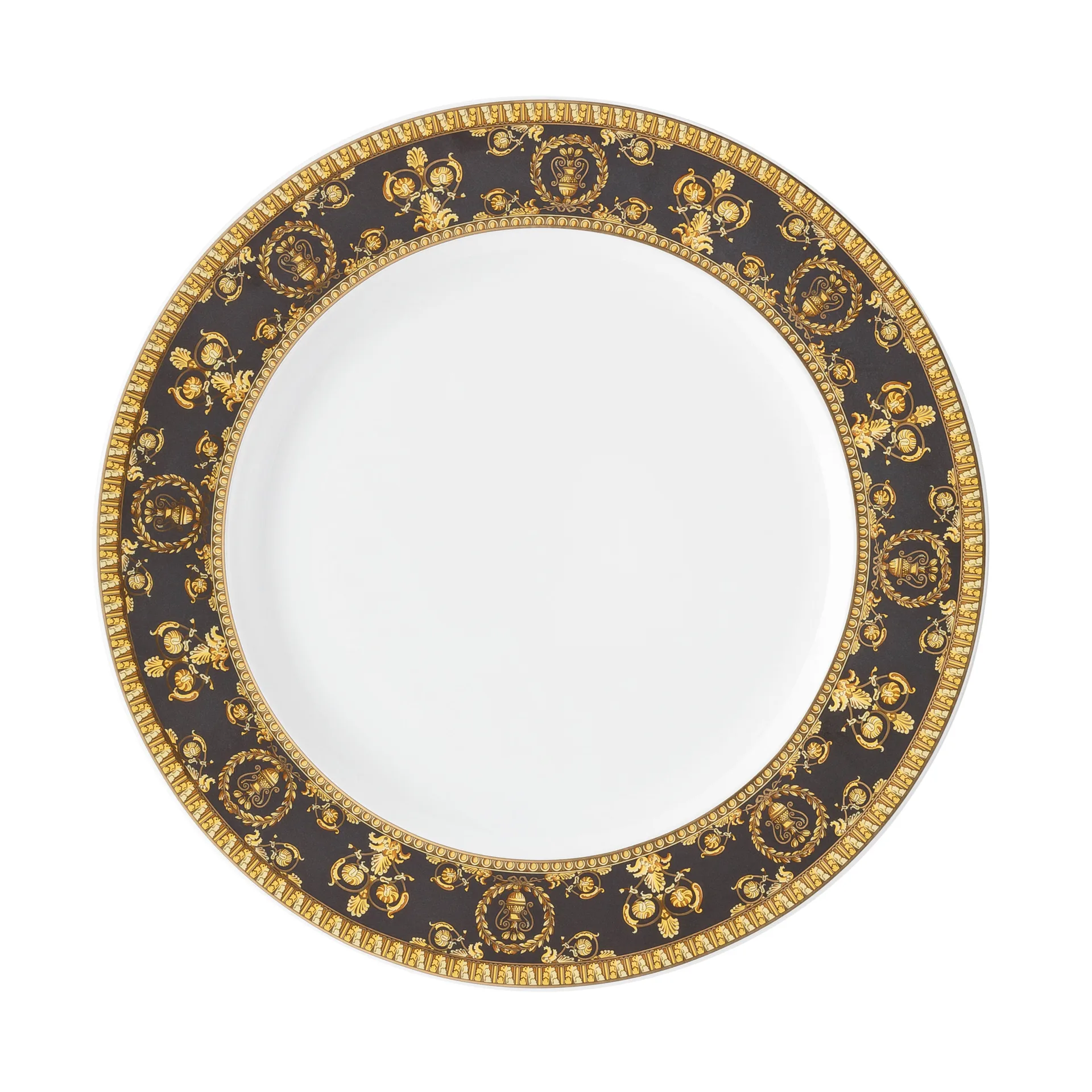 Versace I love Baroque dessert plate, Nero Versace