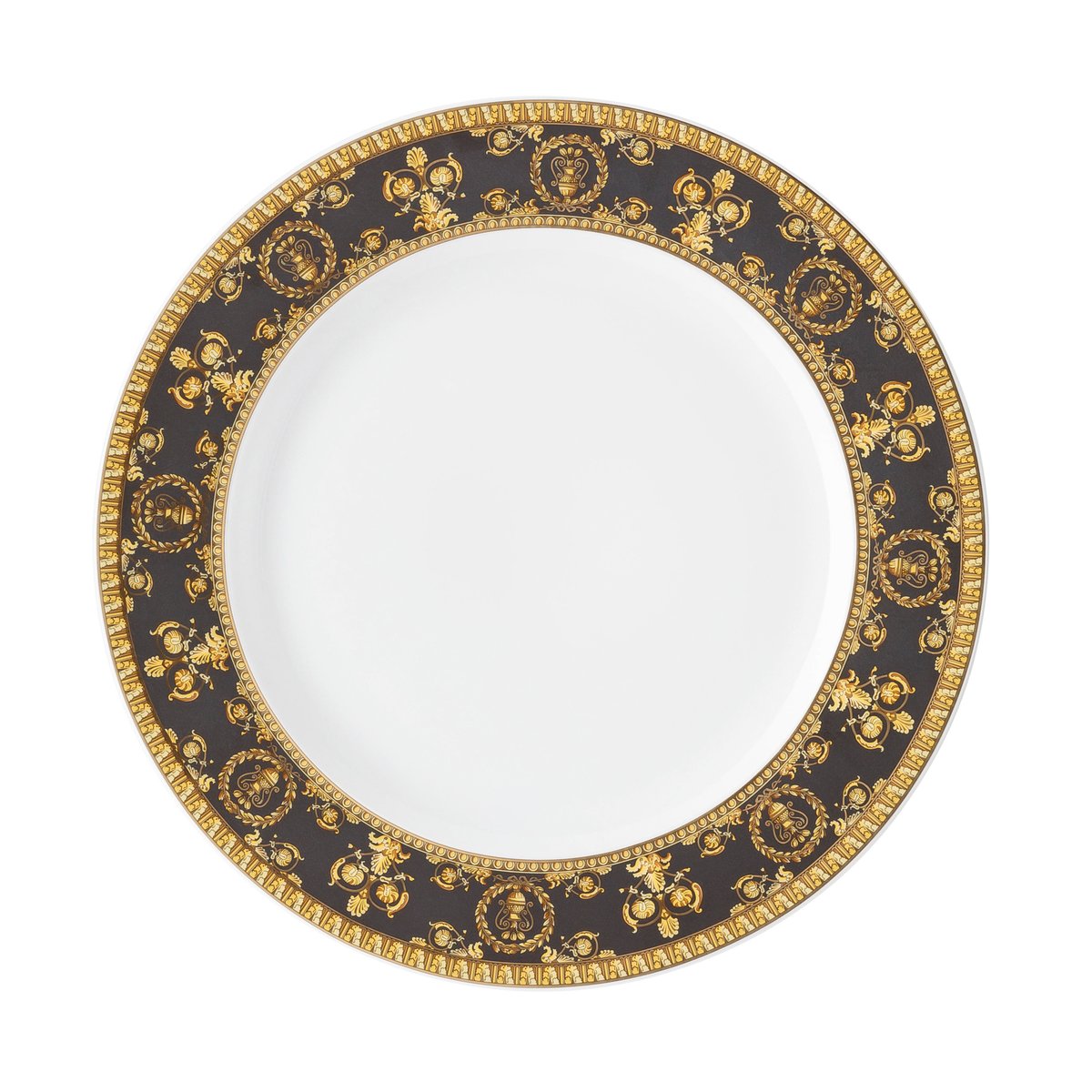 Versace I love Baroque dessert plate Nero | Scandinavian Design | Small plates & side plates | Gold-coloured