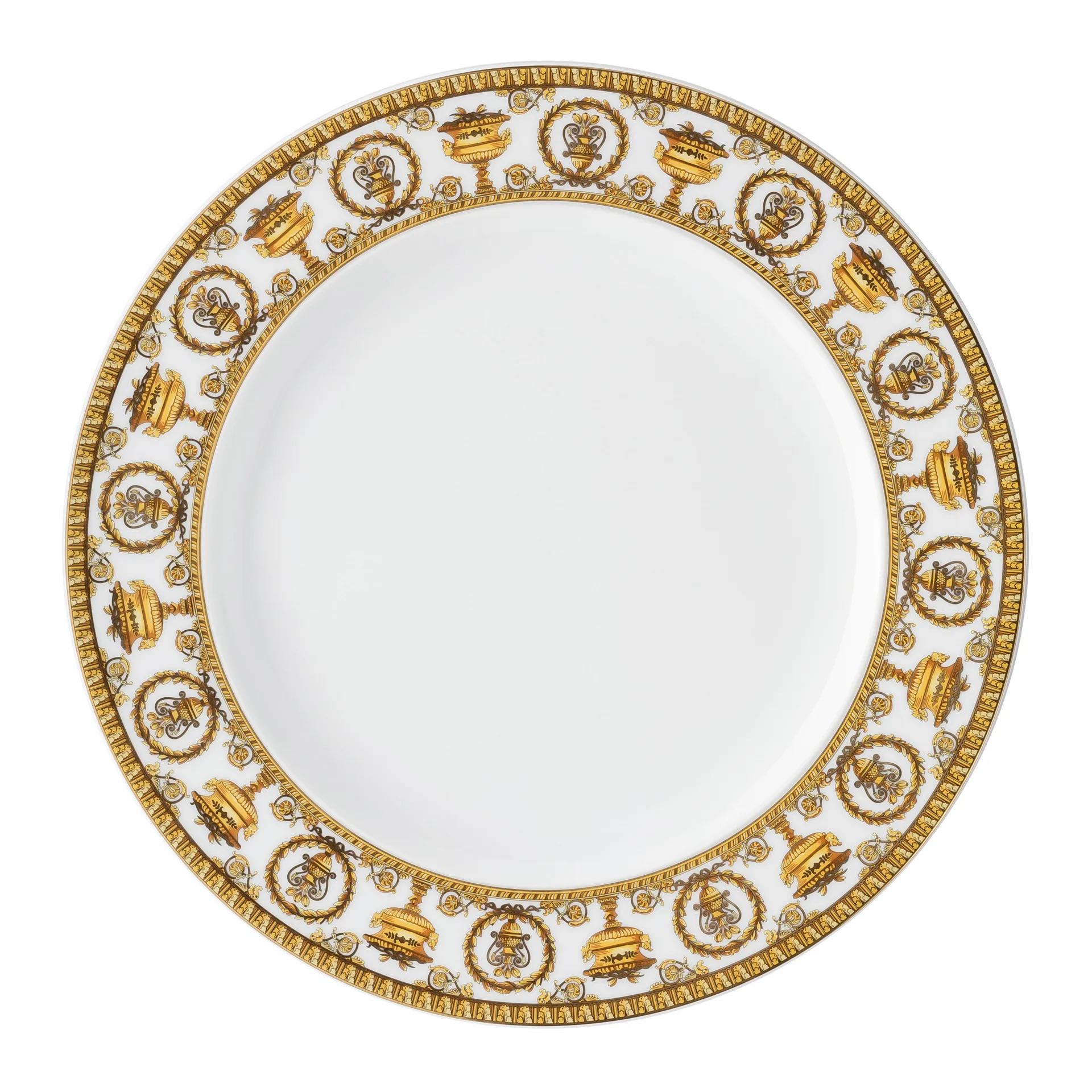 Versace I love Baroque dinner plate, Bianco Versace