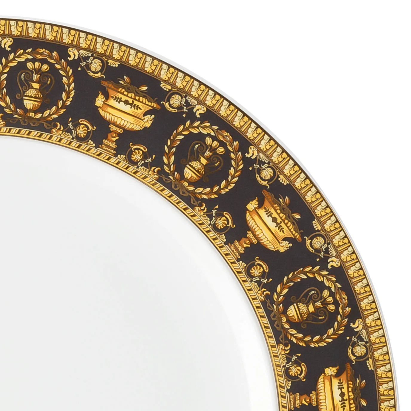 Versace I love Baroque dinner plate, Nero Versace