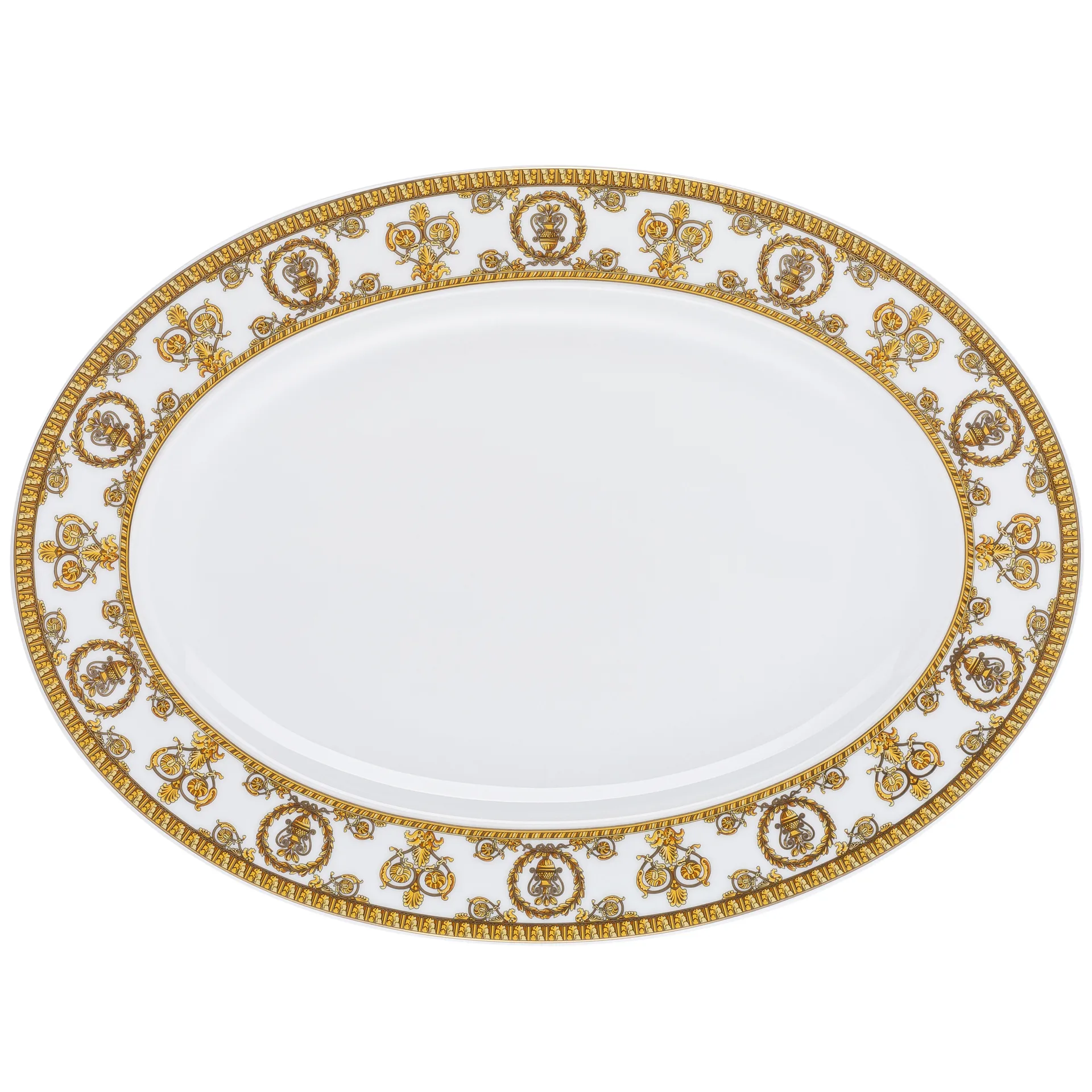 Versace I love Baroque serving plate, Bianco Versace