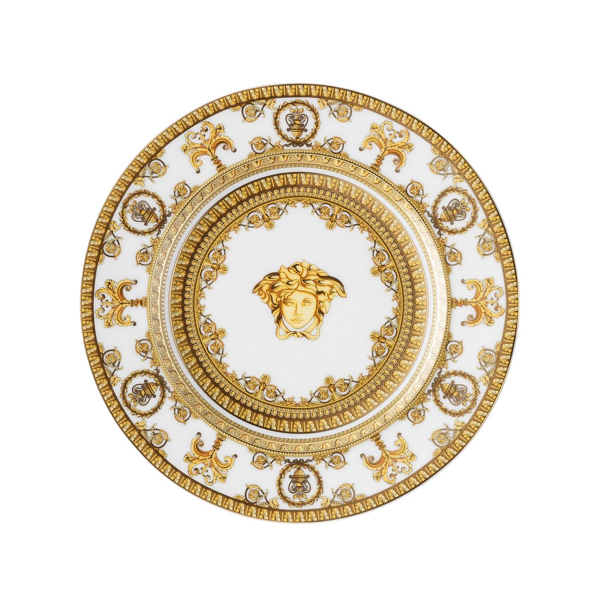 Versace I love Baroque small plate Bianco | Scandinavian Design | Small plates & side plates | Gold-coloured