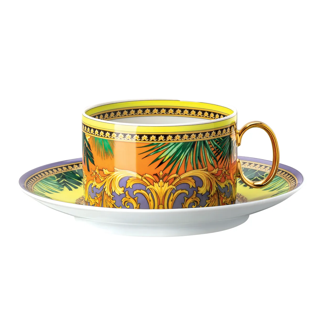 Versace Jungle Animalier cup with saucer multi | Scandinavian Design | Coffee cups | Multi
