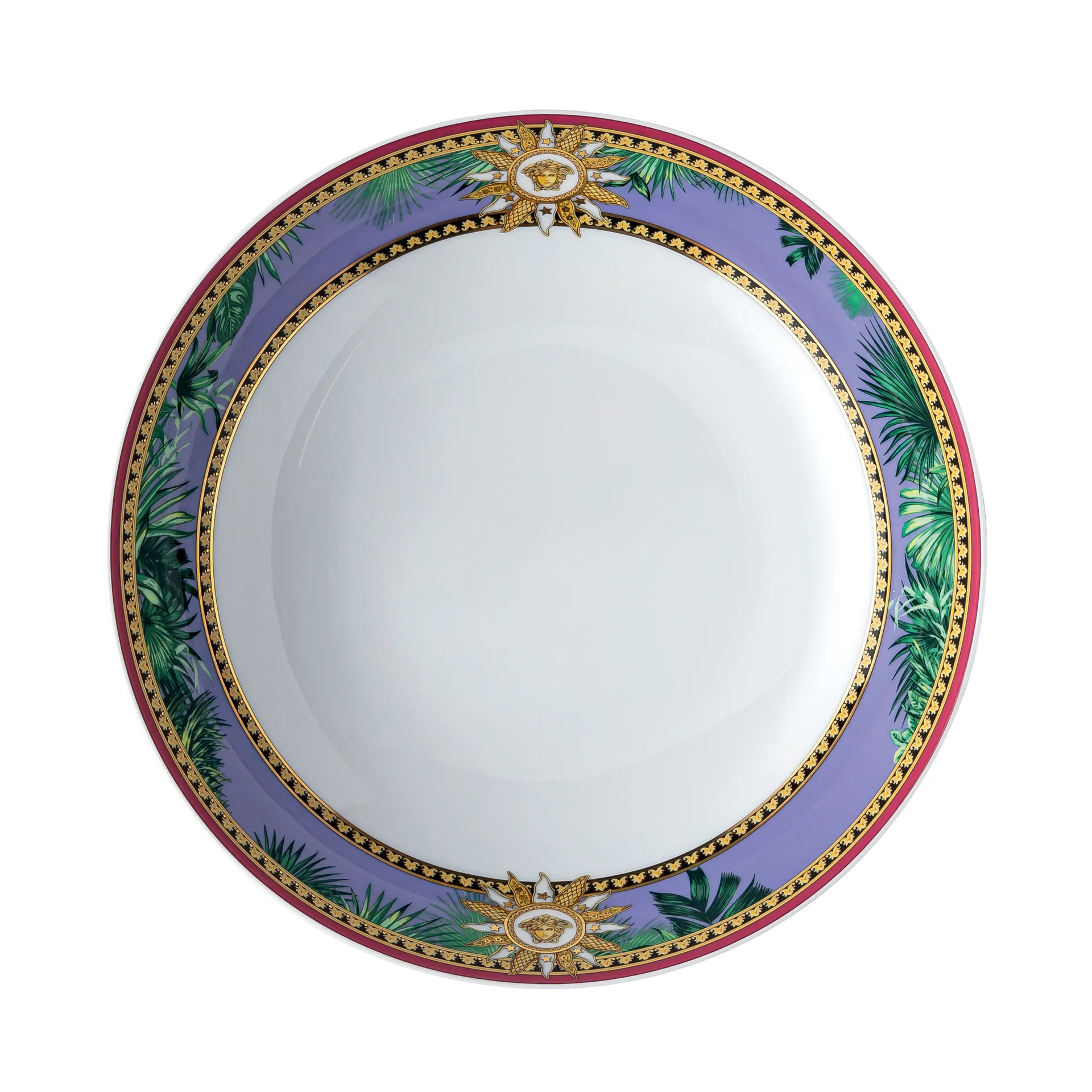 Versace Jungle Animalier deep plate 22 cm, Multi Versace