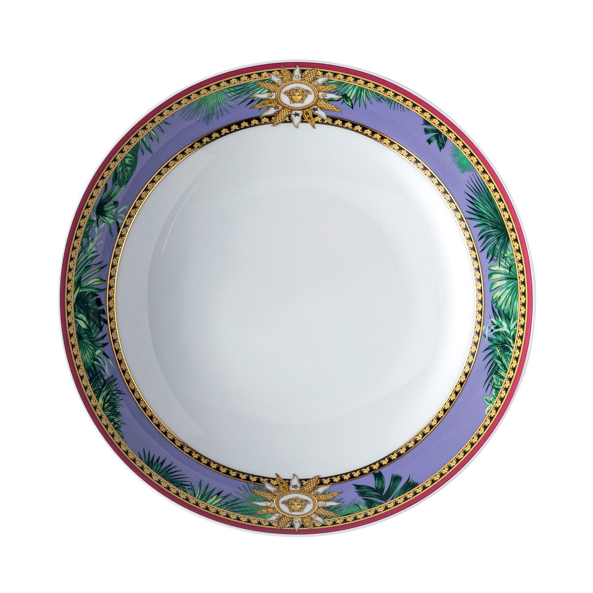 Versace Jungle Animalier deep plate 22 cm Multi | Scandinavian Design | Deep plates | Multi