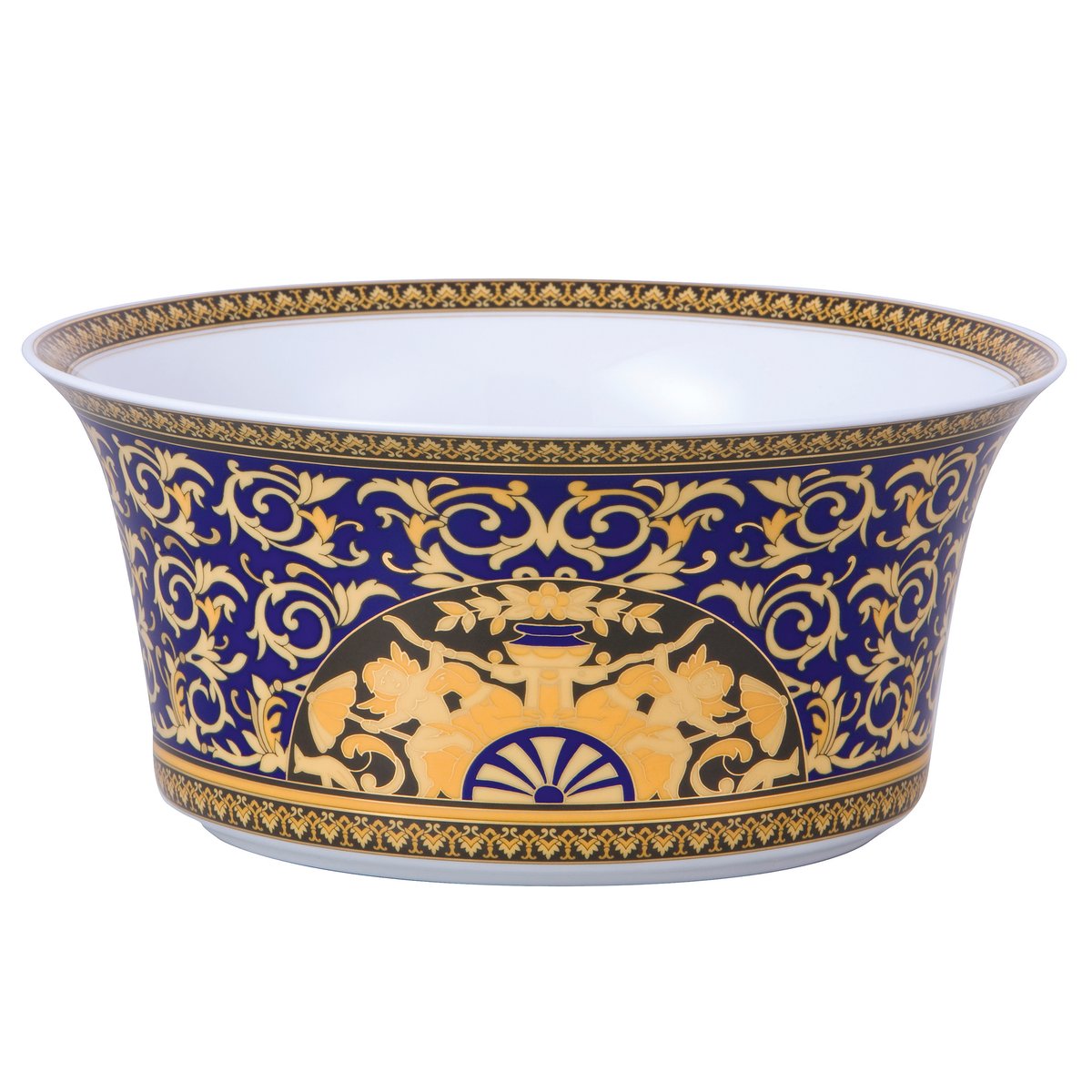 Versace Versace Medusa Blue salad bowl Large | Scandinavian Design | Salad bowls | Blue
