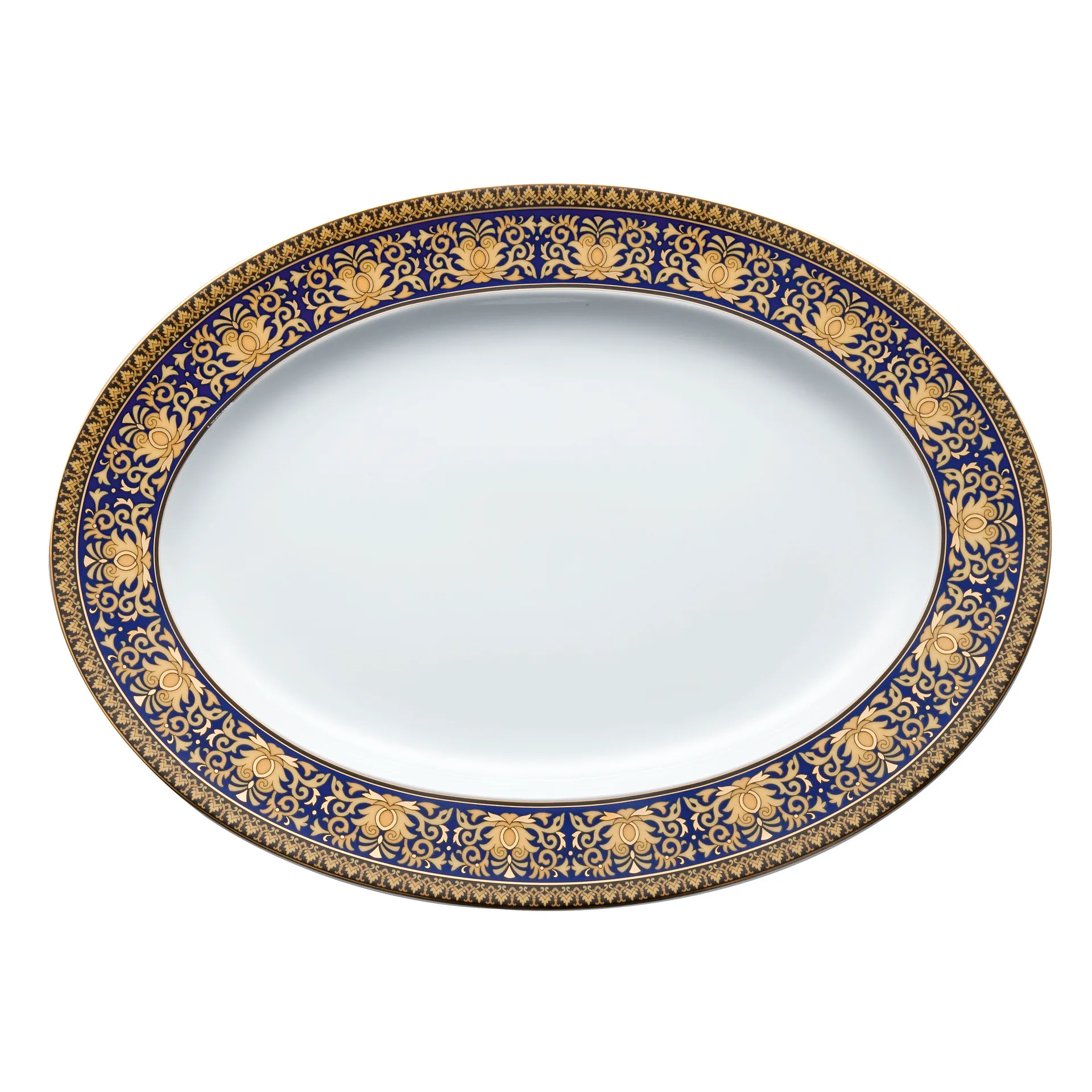 Versace Medusa Blue serving plate, 34 cm Versace
