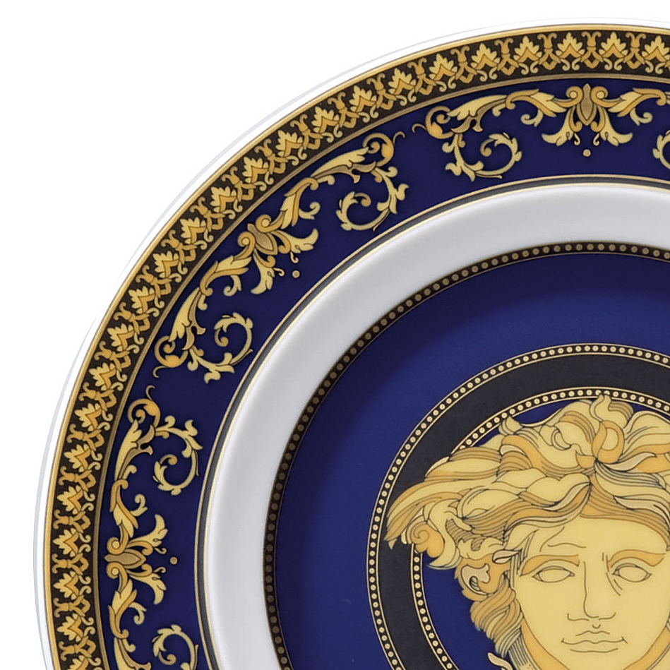 Versace Medusa Blue small plate 18 cm