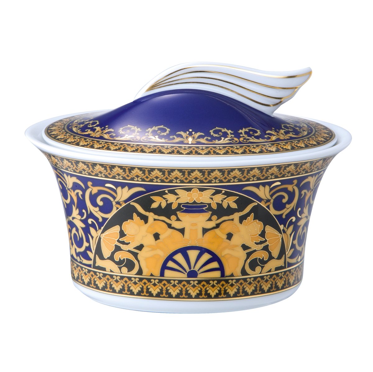 Versace Medusa Blue sugar bowl I love Baroque | Scandinavian Design | Sugar bowls | Blue