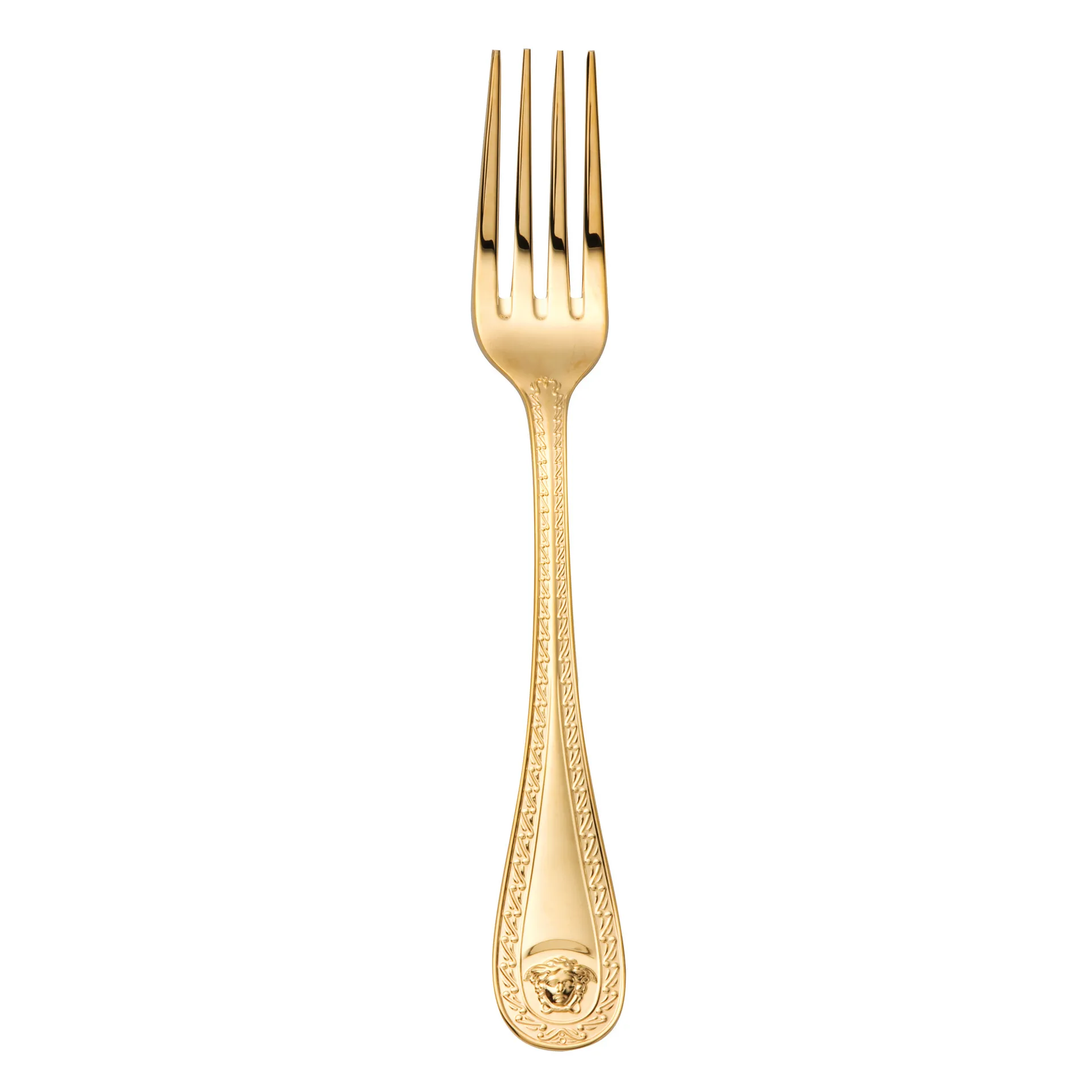 Versace Medusa fork gold plated, 20.5 cm Versace