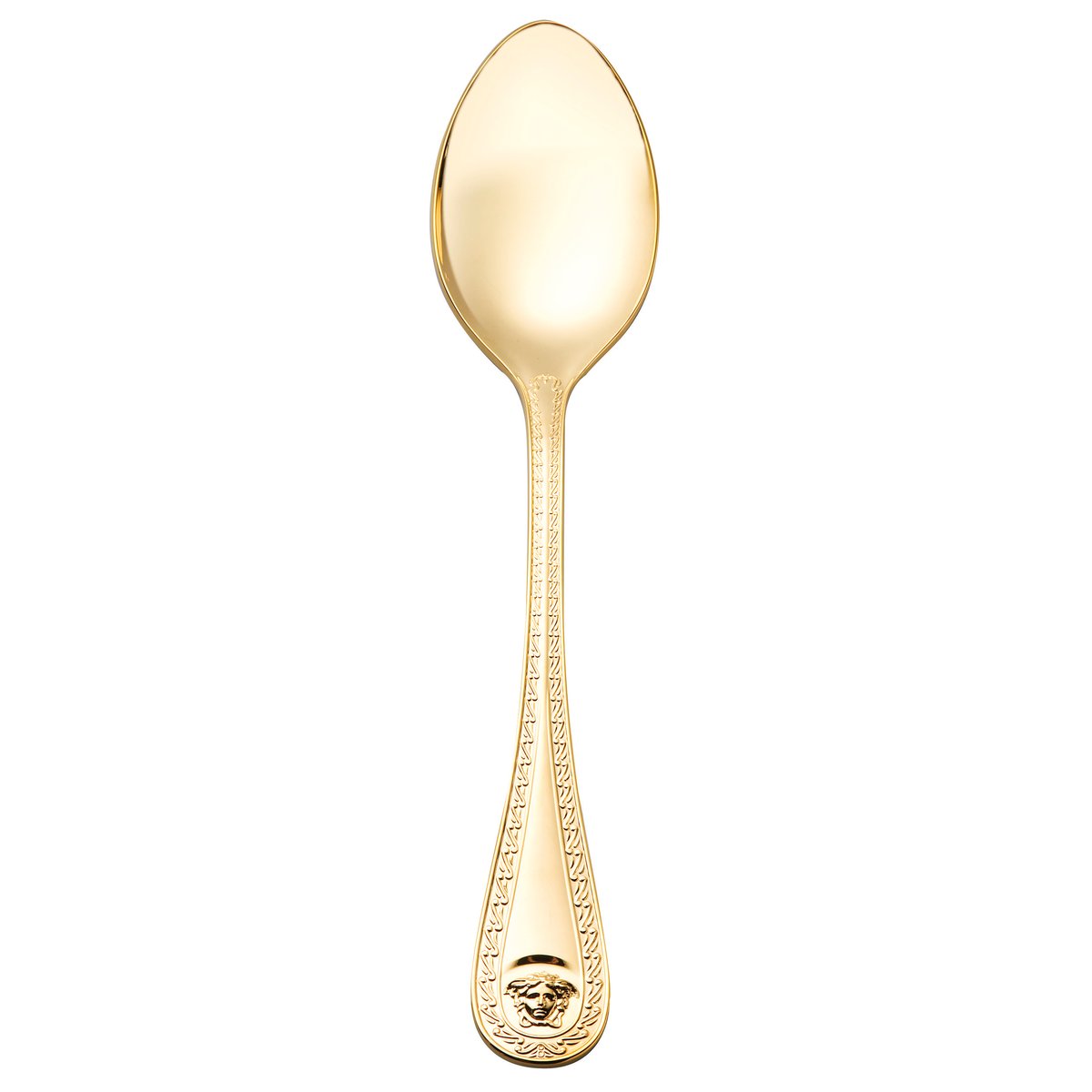 Versace Versace Medusa spoon gold plated 20.5 cm | Scandinavian Design | Table cutlery | Gold-coloured