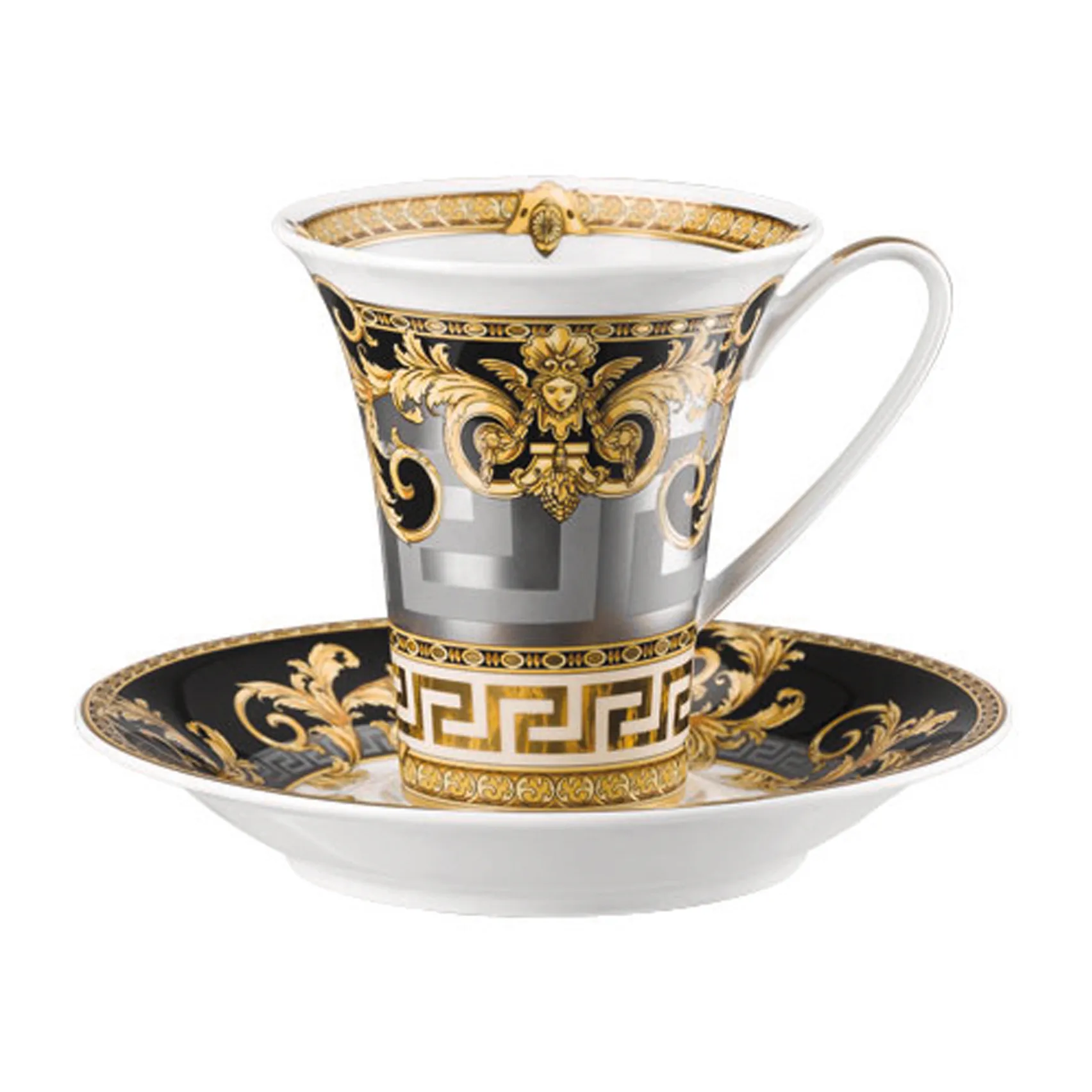 Versace Prestige Gala coffee cup with saucer, 18 cl Versace