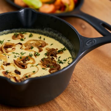 Cast Iron Casserole Ø22 cm - Matte black - Victoria