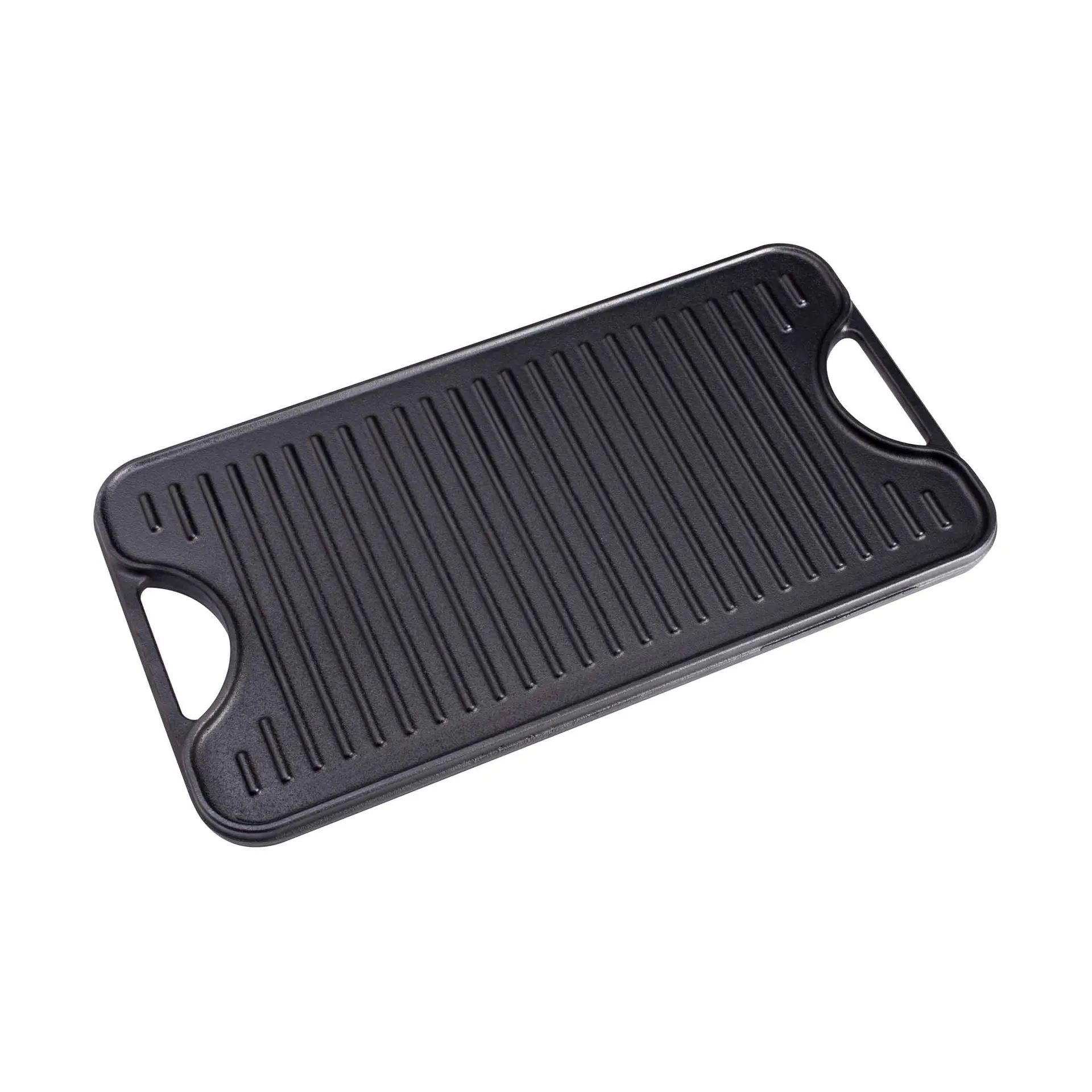 Cast iron reversible griddle 25x47 cm, Black Victoria
