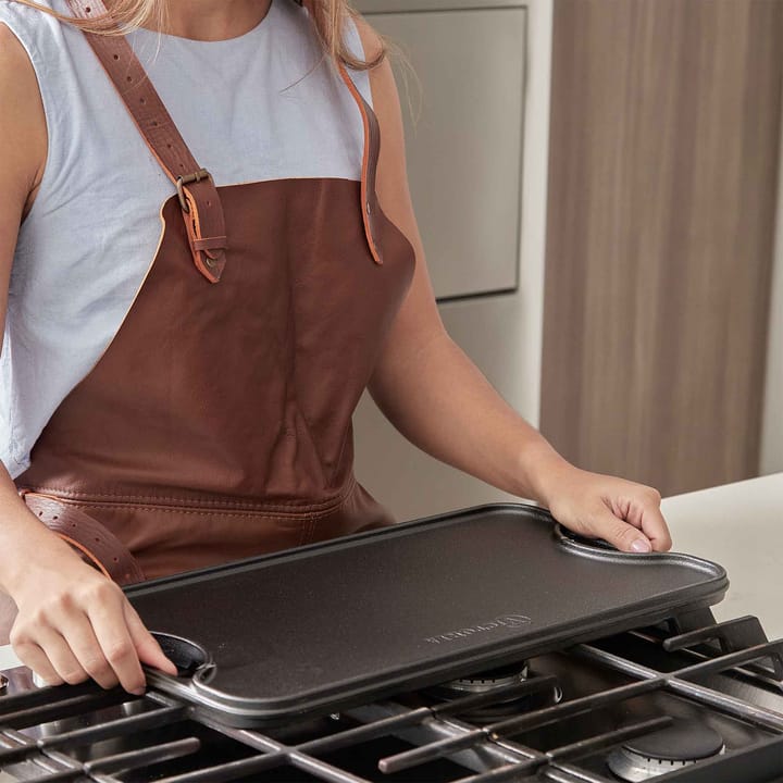 Cast iron reversible griddle 25x47 cm, Black Victoria