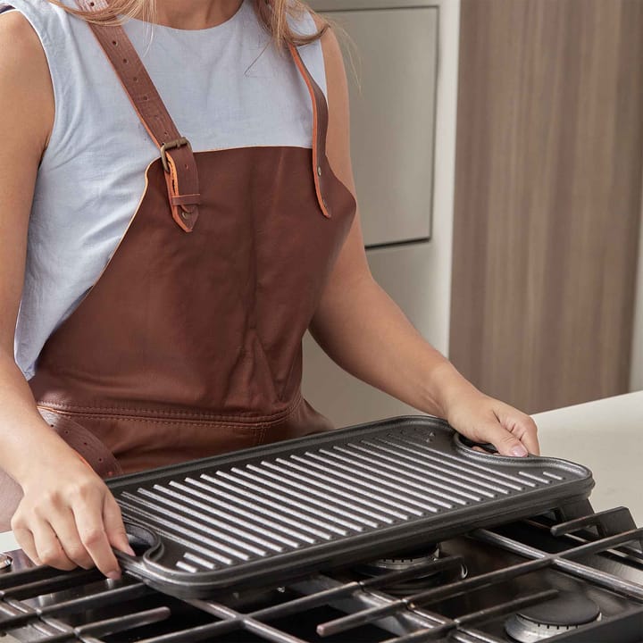Cast iron reversible griddle 25x47 cm, Black Victoria