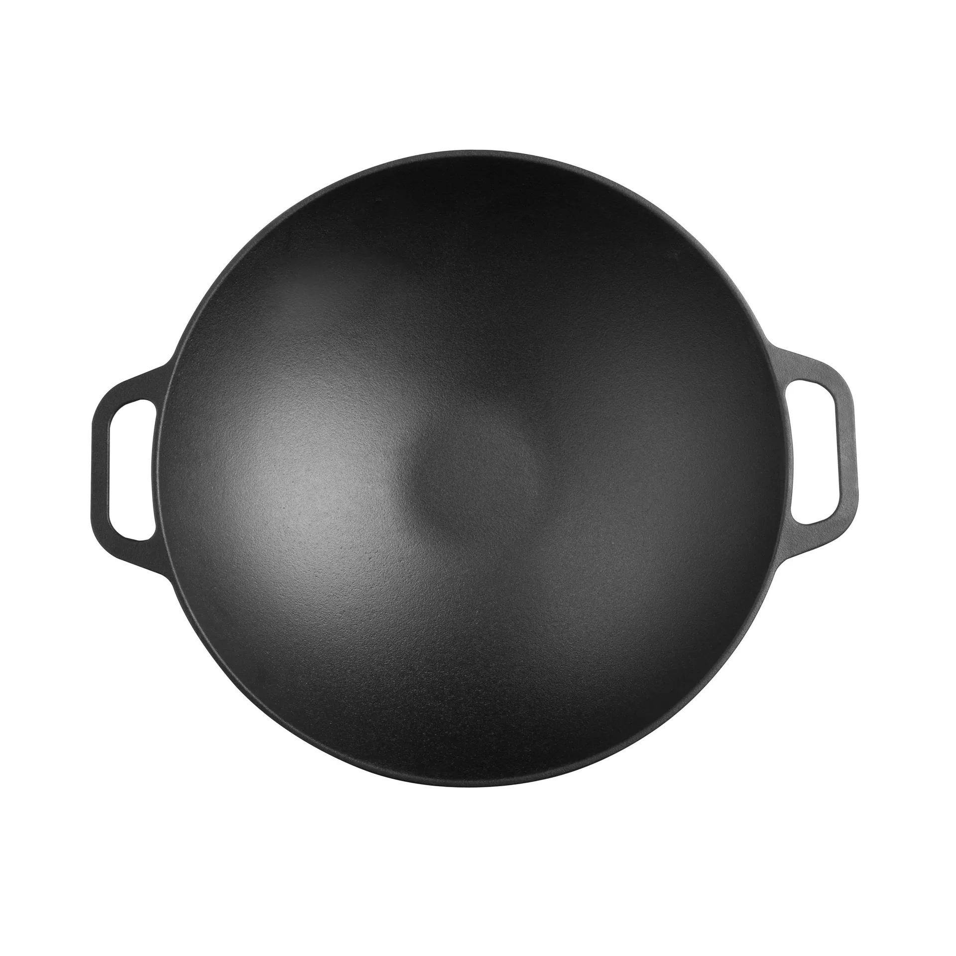 Cast iron wok pan 36 cm, Black Victoria