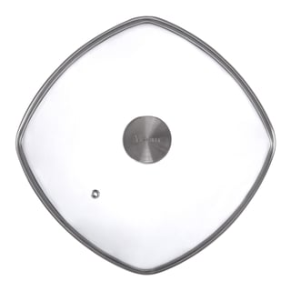 Victoria Glass lid with knob 25x25 cm
