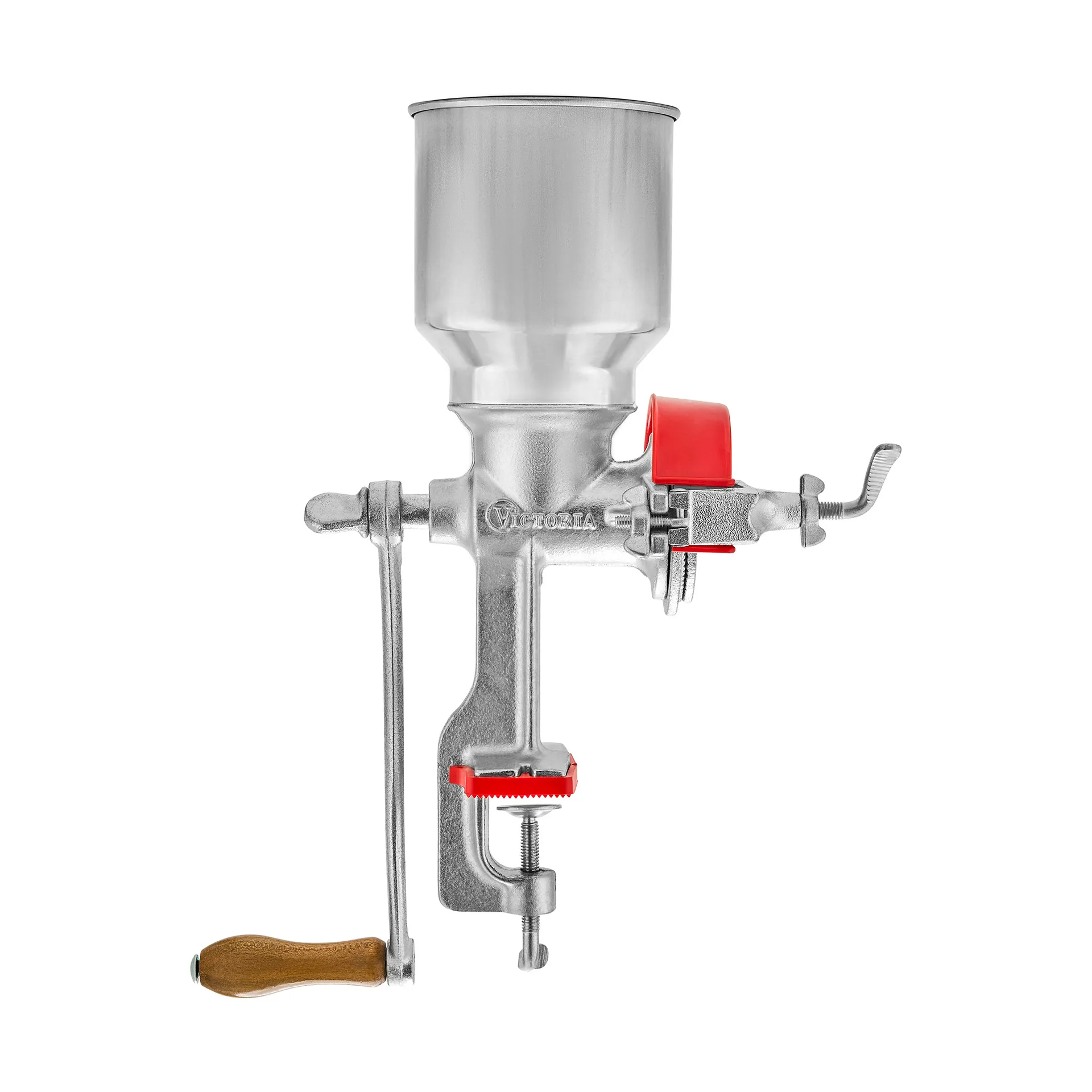 Manual Grinder Cast Iron, Steel-red Victoria