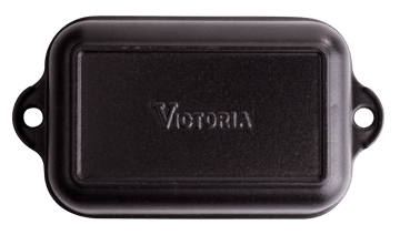 Oven dish cast iron enameled 12x18 cm - Black - Victoria