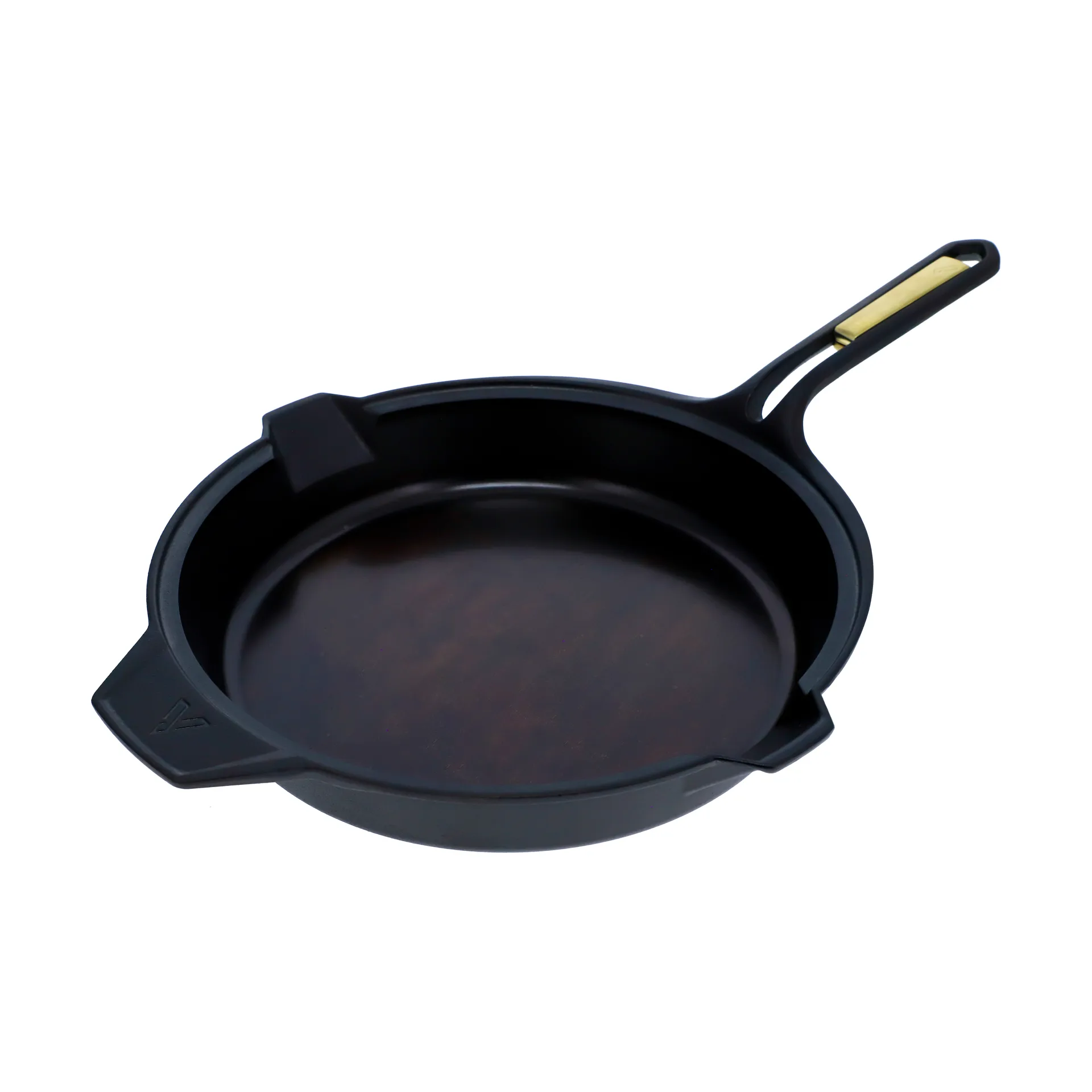 Signature frying pan polished cast iron 25 cm, Black Victoria