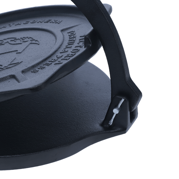 Tortilla iron 16.5 cm cast iron black, Black Victoria