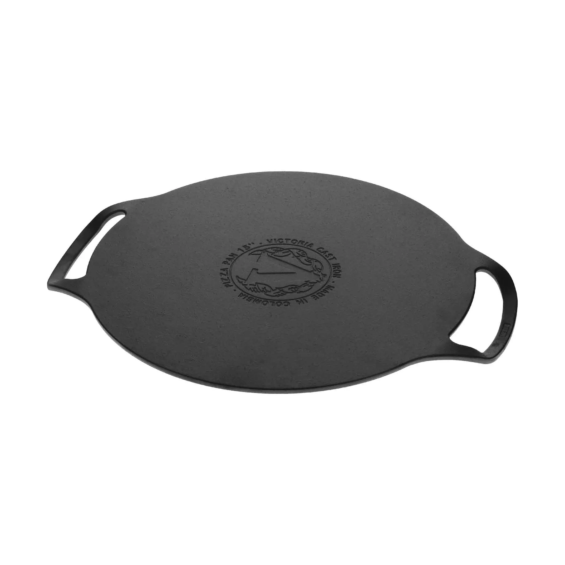 Victora pizza pan cast iron, two handles, enameled, Ø38 cm Victoria