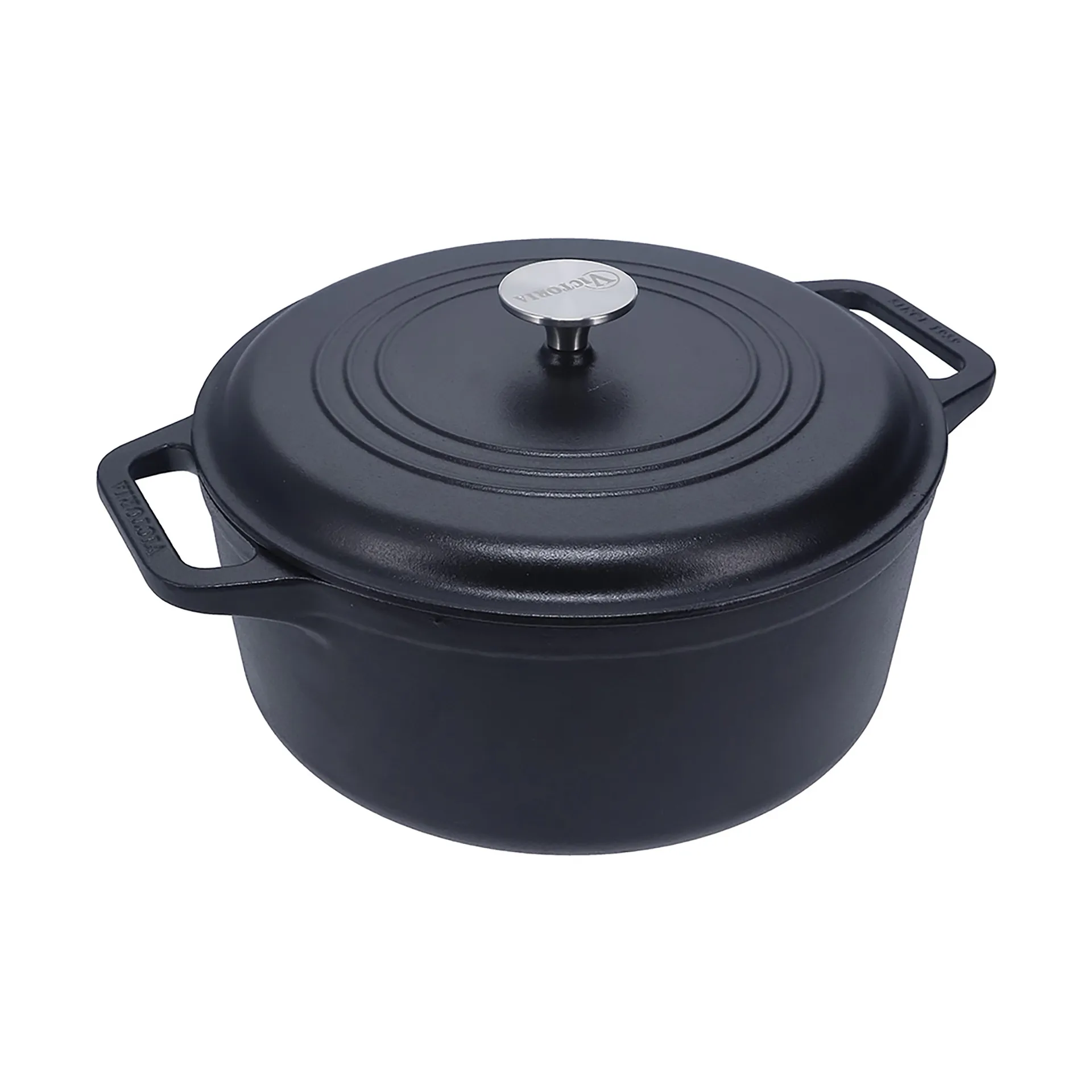 Victoria cast iron casserole, enamelled, 6.6 l Victoria