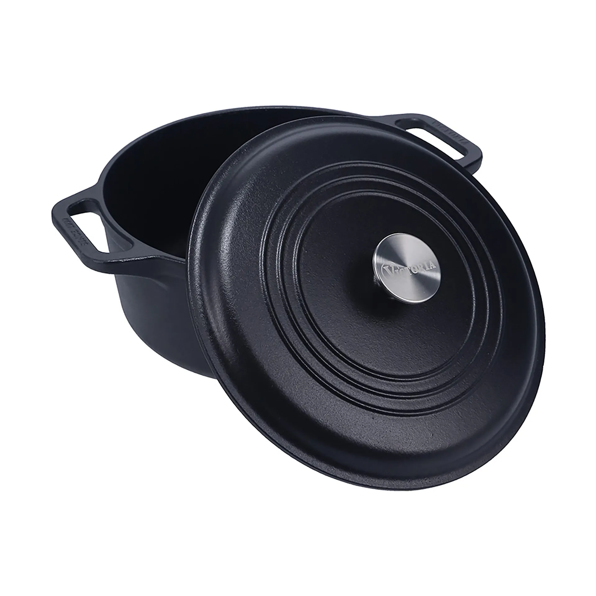 Victoria cast iron casserole, enamelled, 6.6 l Victoria