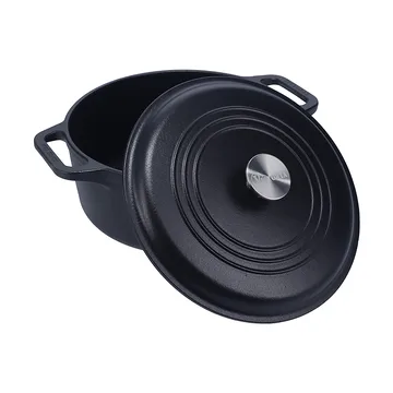 Victoria cast iron casserole, enamelled - 6.6 l - Victoria