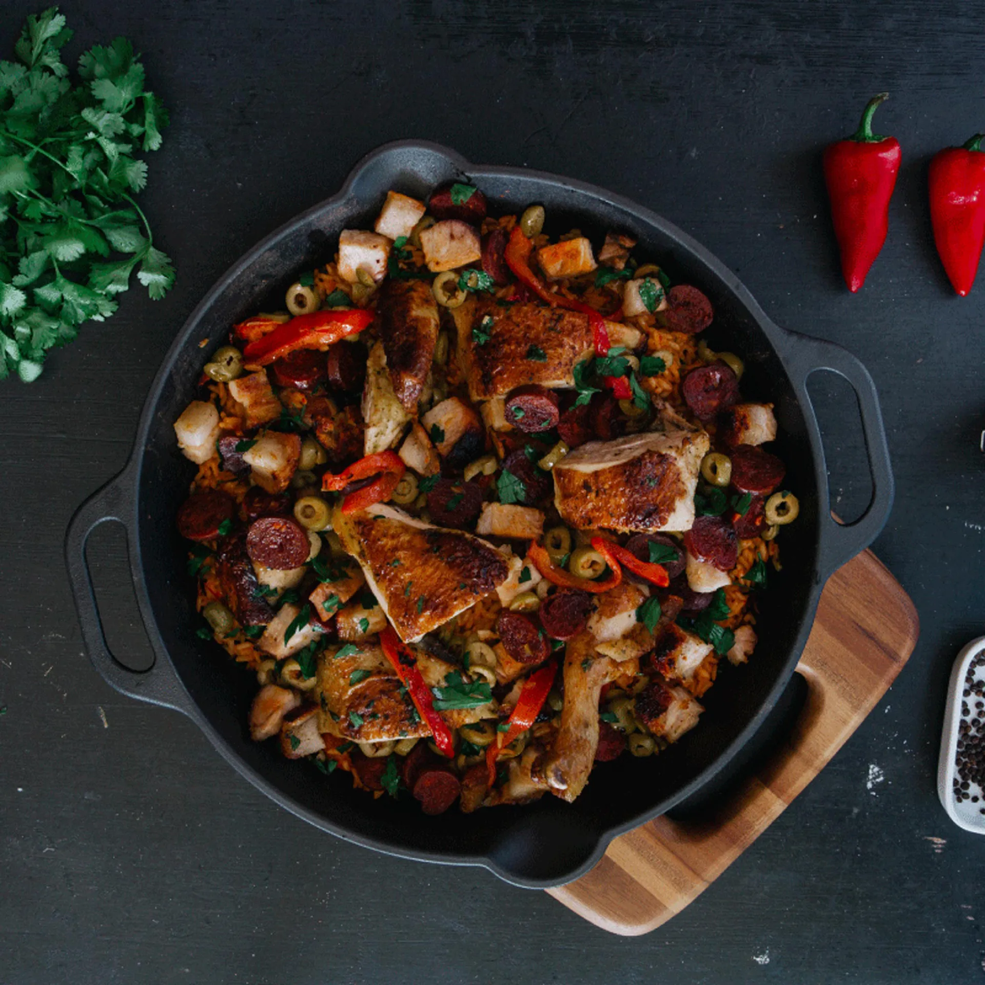 Victoria cast iron skillet, Ø33 cm Victoria