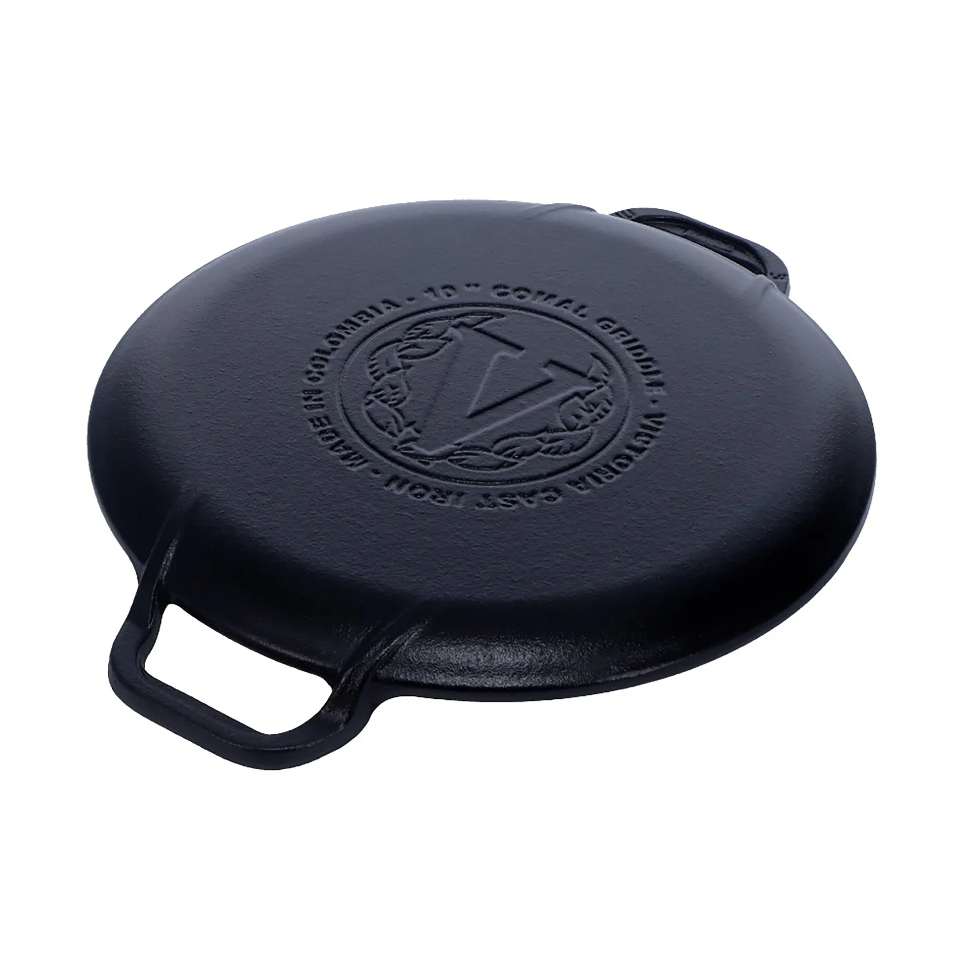 Victoria Comal frying pan two handles enameled, Ø25 cm Victoria