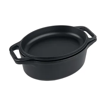 Victoria pot and bread pan cast iron pre-seasoned - 2 pieces - Victoria