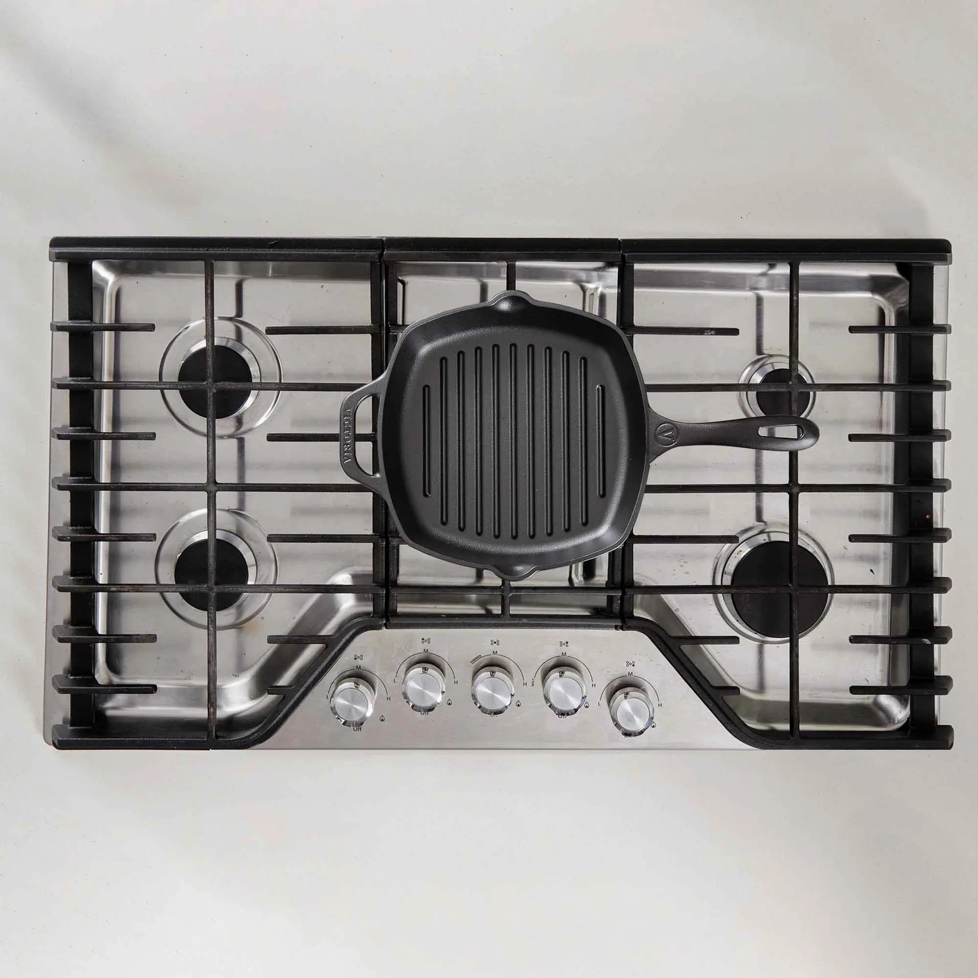 Victoria square grill pan cast iron enameled, 44.1x28.4 cm Victoria